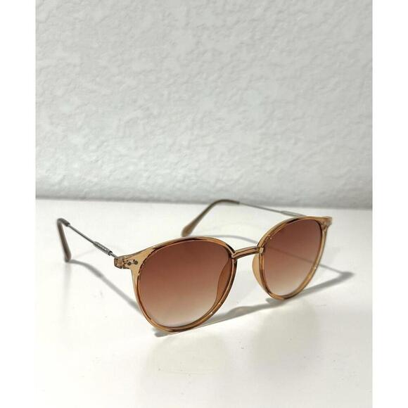 Small Round Sunglasses Set for Women and Men - Set Of 2 (Brown And Black) - Picture 3 of 11